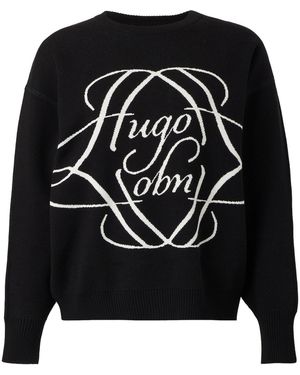 HUGO Pullover Siennale - Schwarz