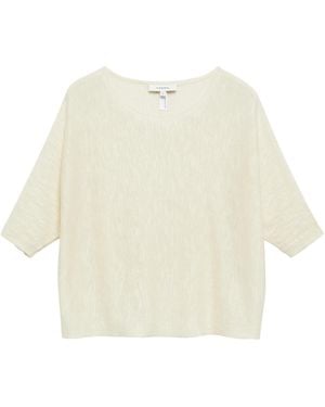 Comma, Strickpullover - Weiß