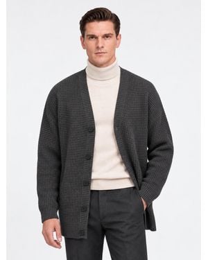 Allthemen Strickjacke Glimmerzeit - Grau