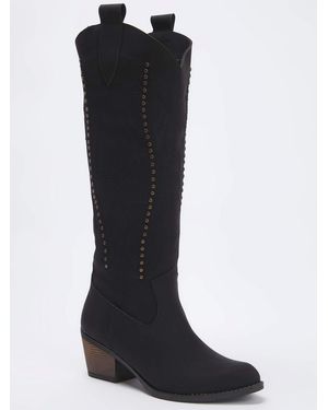 Trendyol Cowboystiefel - Schwarz