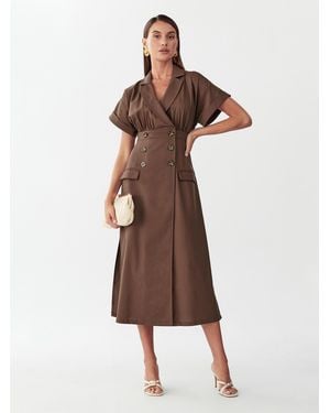 Willa Kleid Elise - Braun