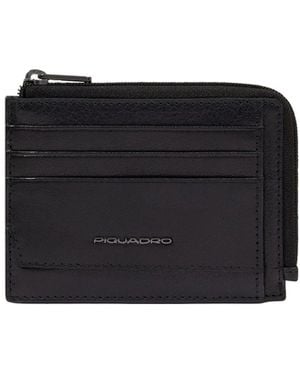 Piquadro Portemonnaie - Schwarz