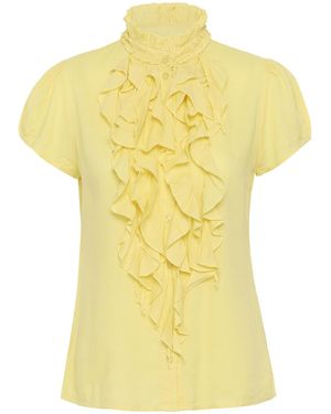 Saint Tropez Bluse Elli - Gelb