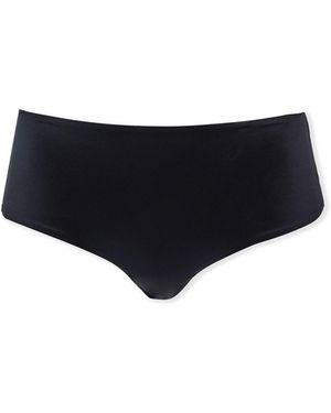 Etam Shorty Aus Satinierter Mikrofaser Pure Glow - Schwarz