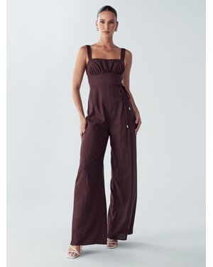 BWLDR Jumpsuit 'Orchid' - Rot