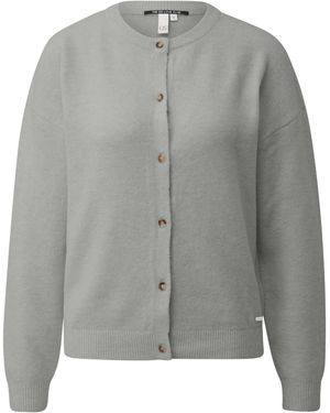 QS Strickjacke - Grau
