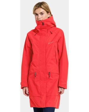 Didriksons Outdoormantel Ilma - Rot