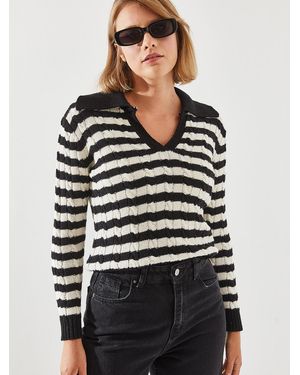 Bianco Lucci Pullover - Schwarz