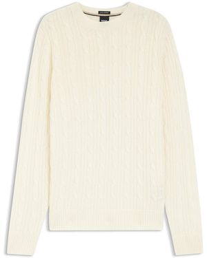 BOSS Pullover - Natur