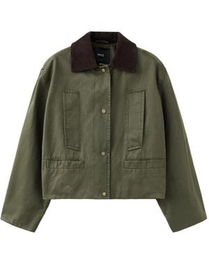 Mango Jacke Garden - Grün