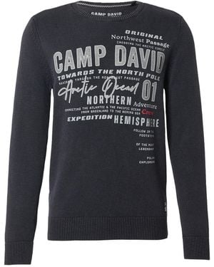 Camp David Pullover - Schwarz