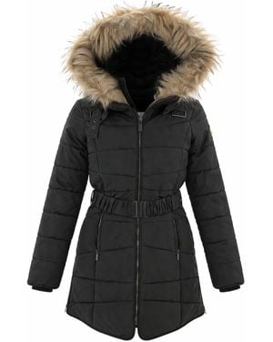 LEAFLETIC Winterjacke Jacket - Schwarz