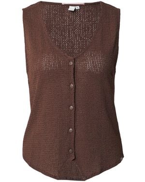 QS Strickweste - Braun