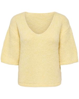 Jdy Pullover Linea - Gelb