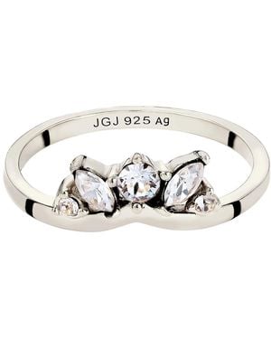 Elli Jewelry Ring Crown - Weiß