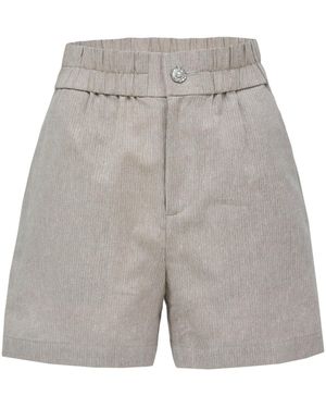 Salsa Jeans Shorts High Rise - Grau