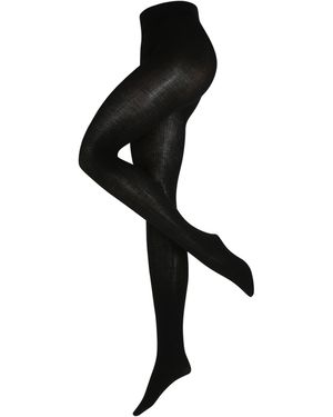 Swedish Stockings Strumpfhose Fishbone - Schwarz