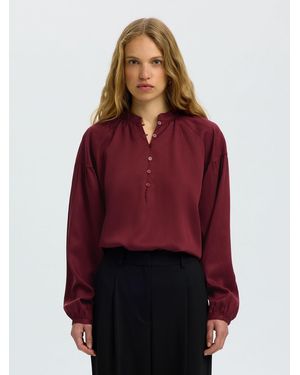 SELECTED Bluse Slwdonna - Rot