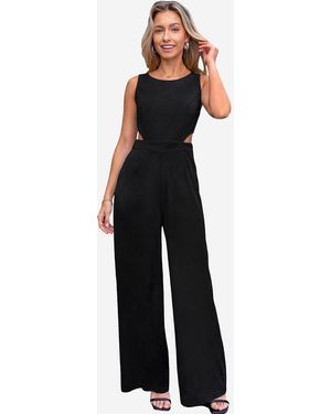 CUPSHE Jumpsuit Waist Cutout - Blau