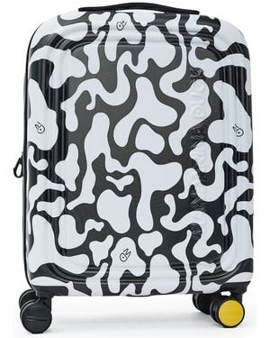 Mandarina Duck Trolley Logoduck Moire - Schwarz
