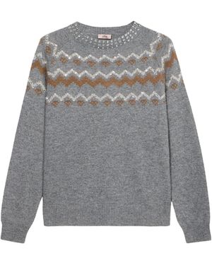 Oltre Pullover - Grau