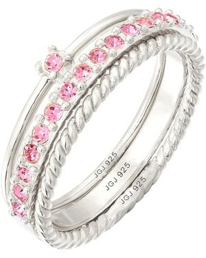 Elli Jewelry Ring-Set - Weiß