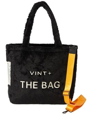 VINT+ Vint Shopper Fluffy Bag Big - Schwarz