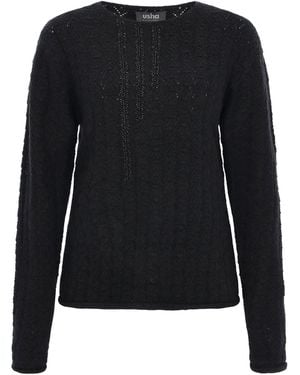 usha BLACK LABEL Pullover - Schwarz