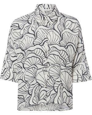 Opus Bluse Fashell - Grau