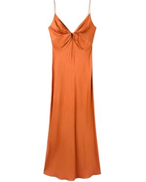 Mango Kleid Victoria - Orange