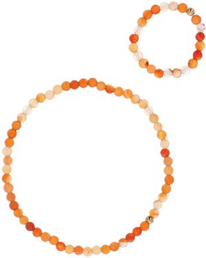 Usha FESTIVAL Schmuckset - Orange
