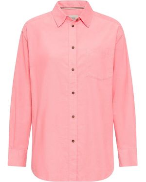 Camel Active Bluse Mit Brusttasche - Pink