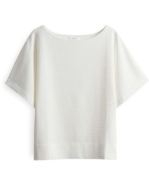 Opus T-Shirt 'Suppi' - Weiß