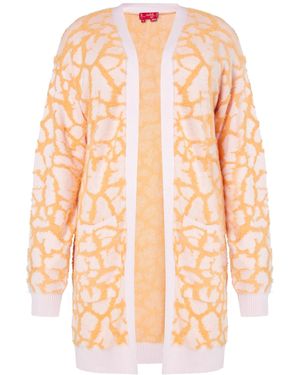 swirly Strickjacke - Pink