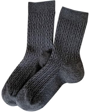 Millo Socken Cosy Twist - Schwarz