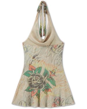 Ed Hardy Kleid Tiger - Weiß