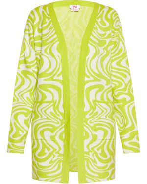 myMo Strickjacke - Gelb