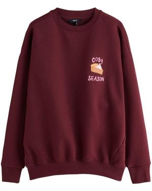 Next Sweatshirt - Rot
