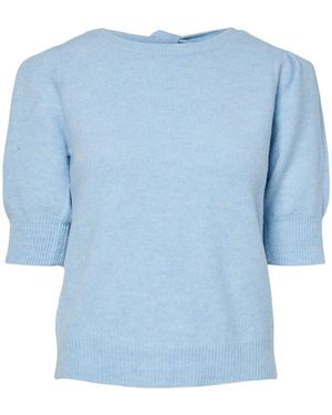 Pieces Pullover 'Pcfunia' - Blau