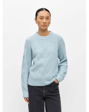 Object Pullover Objsally - Blau