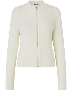 Modström Strickjacke Tree - Weiß