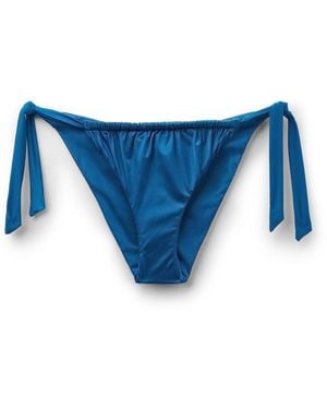 Calzedonia Bikinihose Shiny Satin - Blau