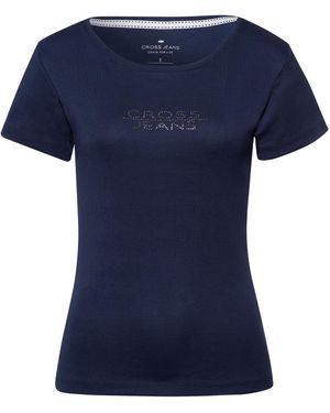 Cross Jeans T-Shirt - Blau
