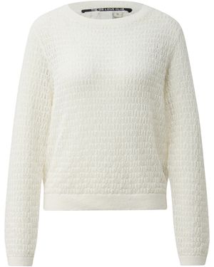 QS Strickpullover - Weiß