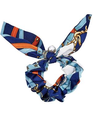 Steuer Scrunchie - Blau