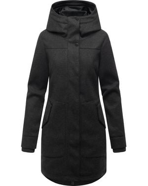 Ragwear Übergangsmantel Janesha - Schwarz
