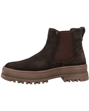 Blauer Chelsea Boots Luka - Braun