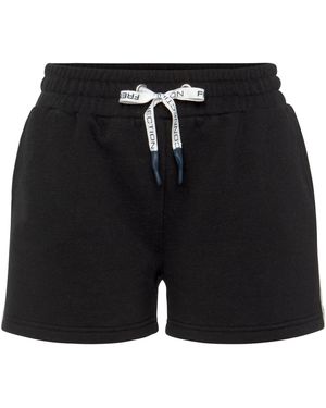 French Connection Sweatshorts mit seitlichen Kontrast-Einsätzen, Loungewear - Schwarz