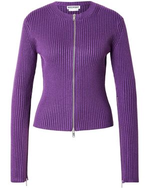 Weekday Strickjacke Genie - Lila
