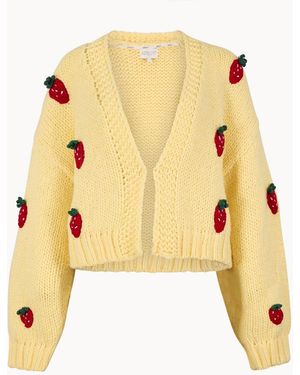 Apricot Strickjacke - Mettallic